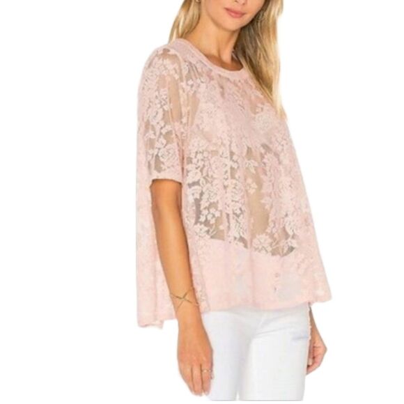BCBGENERATION Floral Lace Open-back Top Size XSMALL - Picture 8 of 16